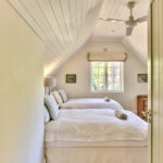 Third bedroom with twin single beds