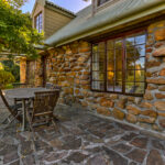 Front patio under shade